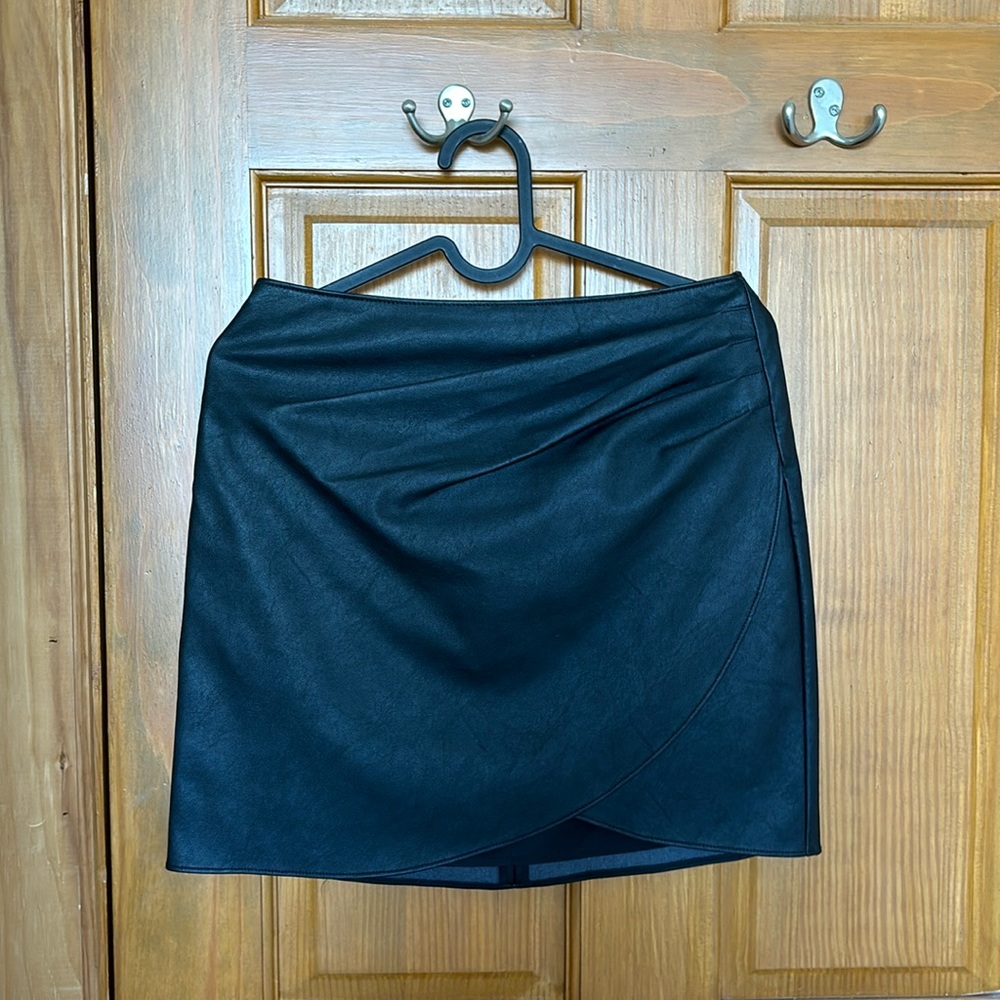 Abercrombie & Fitch Faux Leather Skirt
